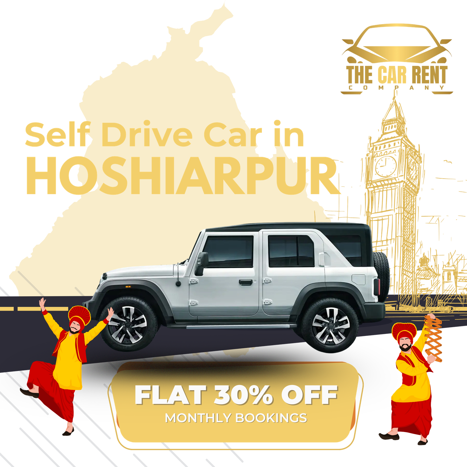self drive car in Hoshiarpur