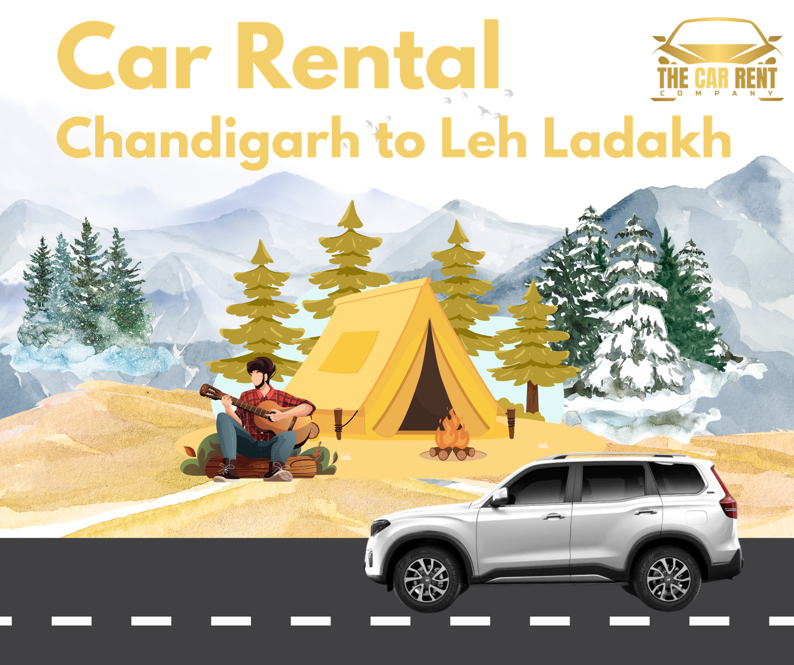 Chandigarh to Leh Ladakh Car Rental