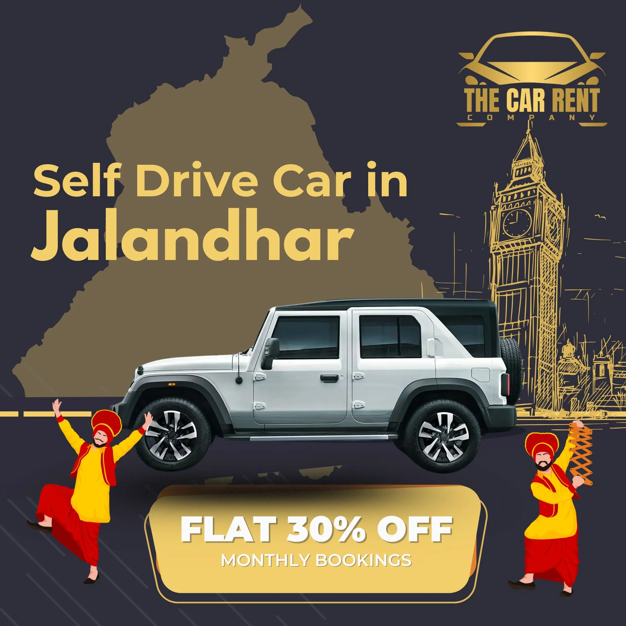 self drive car in Jalandhar