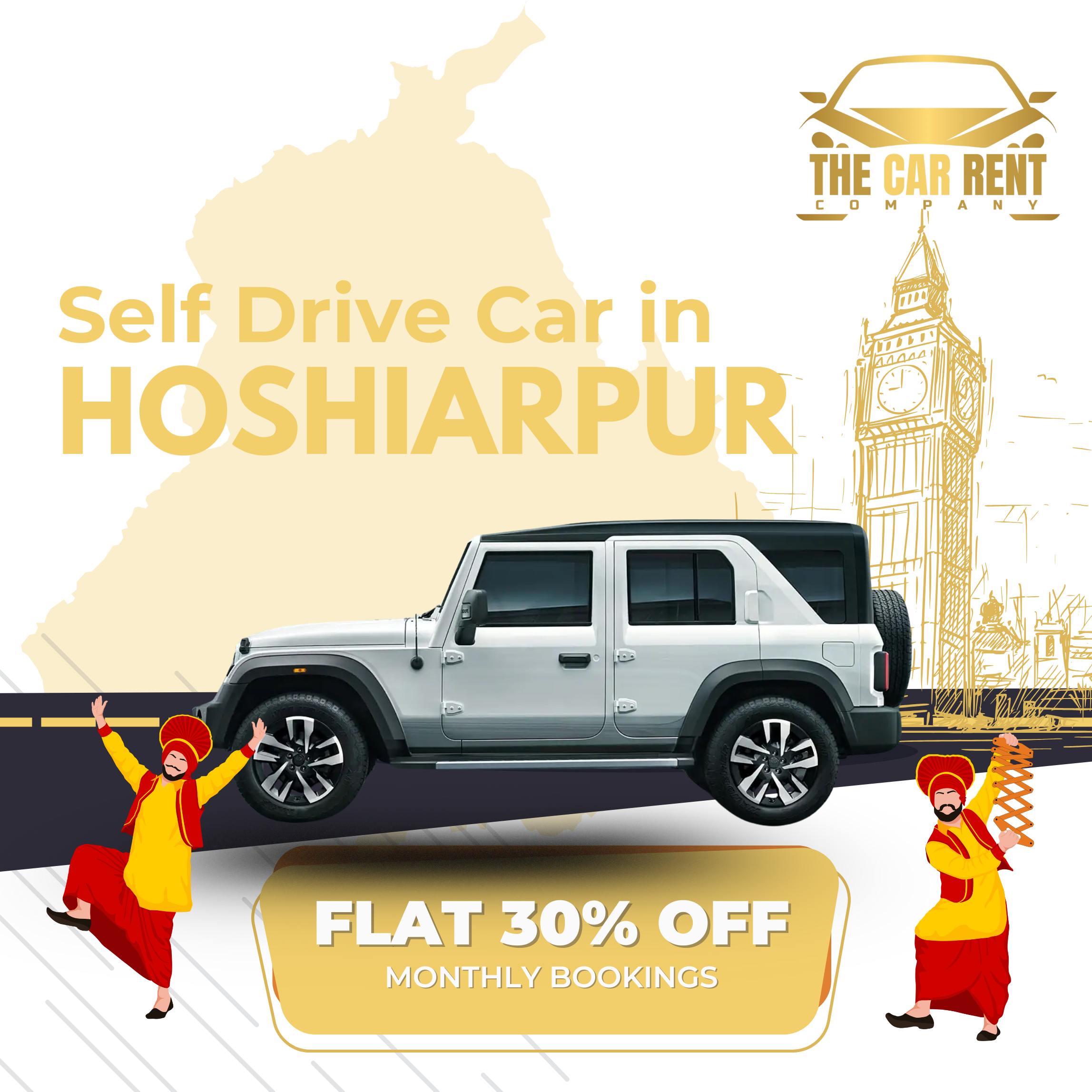 self drive car in Hoshiarpur