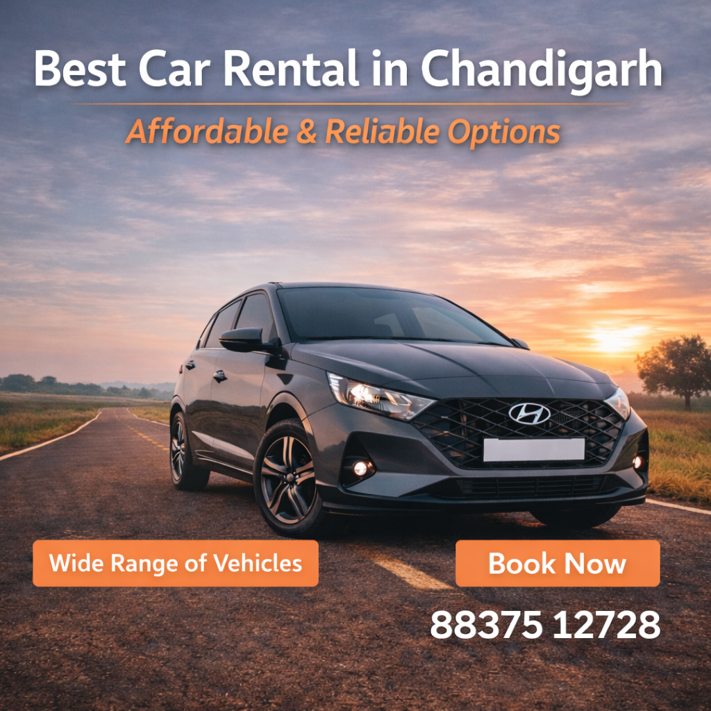 Affordable car rental service in Chandigarh with self-drive cars